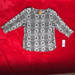 Ruby Rd women’s longsleeve cinch side blouse